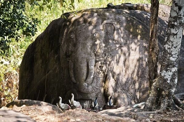 Elephant Rock, Wat Phu Champasak, Laos
