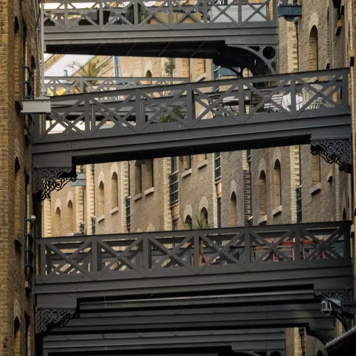 Framed Print : Elevated. Shad Thames, London, UK. Mar 17 2019 Framed Print : Elevated. Shad Thames, London, UK. Mar 17 2019