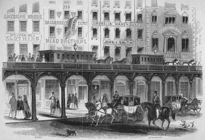 Framed Print : Elevated Railroad Framed Print : Elevated Railroad