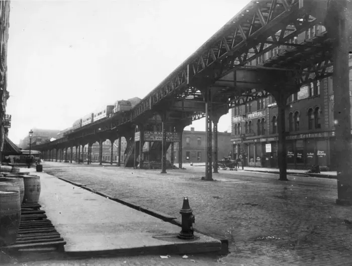 Framed Print : Elevated Railway Framed Print : Elevated Railway