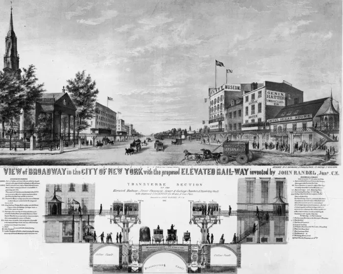 Framed Print : Elevated Railway NYC Framed Print : Elevated Railway NYC