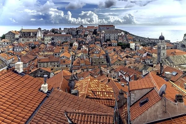 An Elevated View of Dubrovnik Old Town