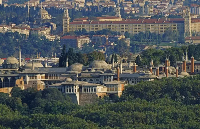 Framed Print : Elevated view of Topkapi Palace Framed Print : Elevated view of Topkapi Palace