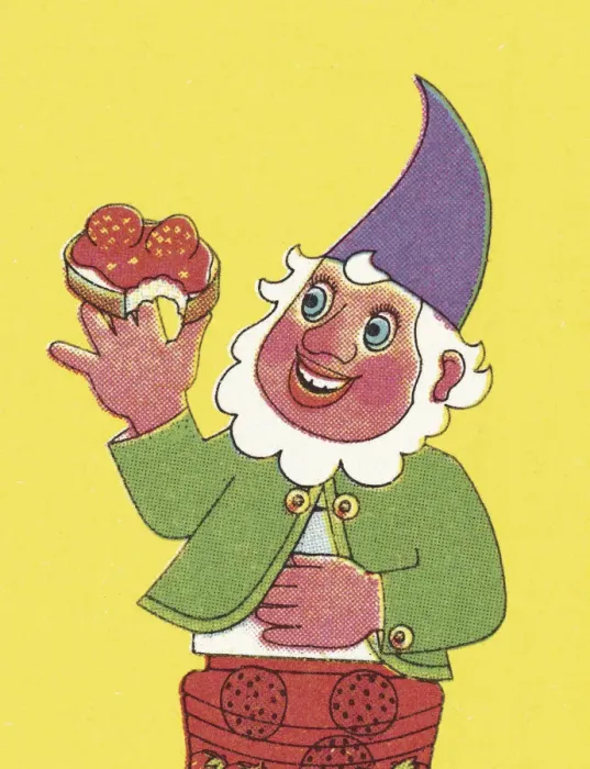 Framed Print : Elf Holding Tart Framed Print : Elf Holding Tart