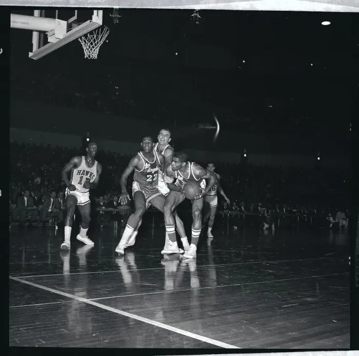 Framed Print : Elgin Baylor in Basketball Action Framed Print : Elgin Baylor in Basketball Action