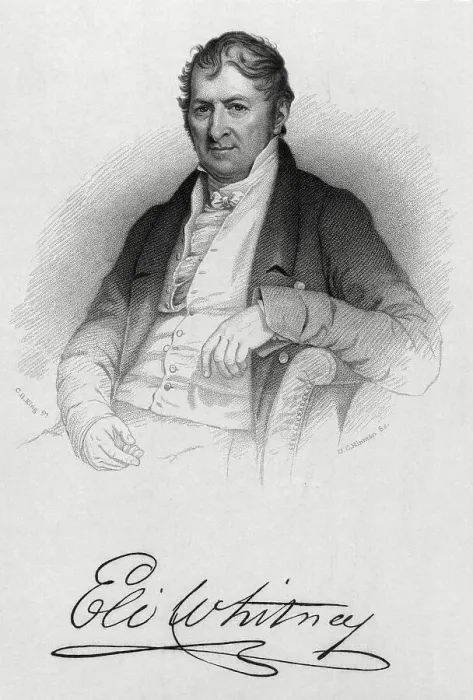 Framed Print : Eli Whitney Engraving Framed Print : Eli Whitney Engraving