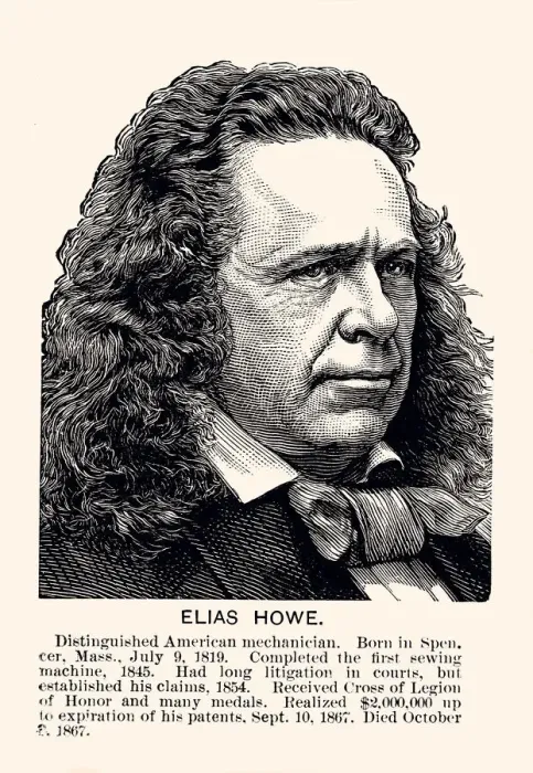 Framed Print : ELIAS HOWE (XXXL) Framed Print : ELIAS HOWE (XXXL)