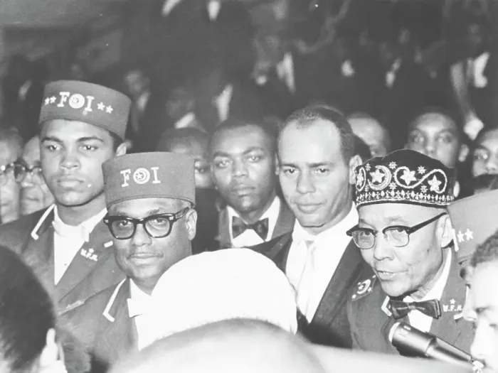 Framed Print : Elijah Muhammad Among Crowd Of Followers Framed Print : Elijah Muhammad Among Crowd Of Followers