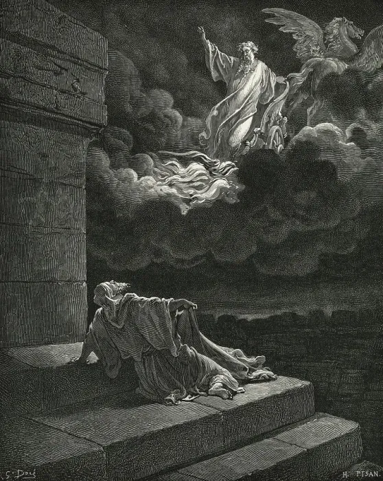 Framed Print : Elijah Being Taken up to Heaven in Chariot of Fire Framed Print : Elijah Being Taken up to Heaven in Chariot of Fire