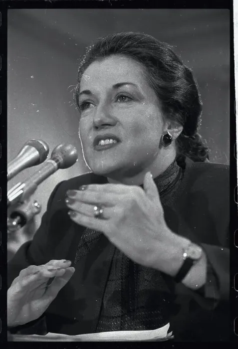 Framed Print : Elizabeth Dole Speaking at Hearing Framed Print : Elizabeth Dole Speaking at Hearing