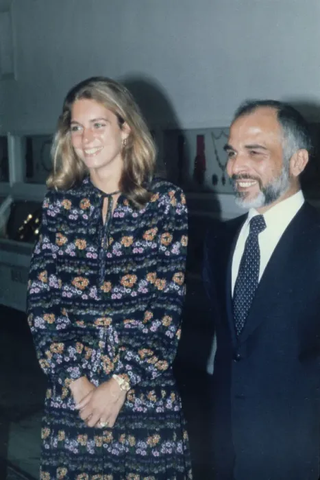 Framed Print : Elizabeth Halaby And King Hussein Framed Print : Elizabeth Halaby And King Hussein