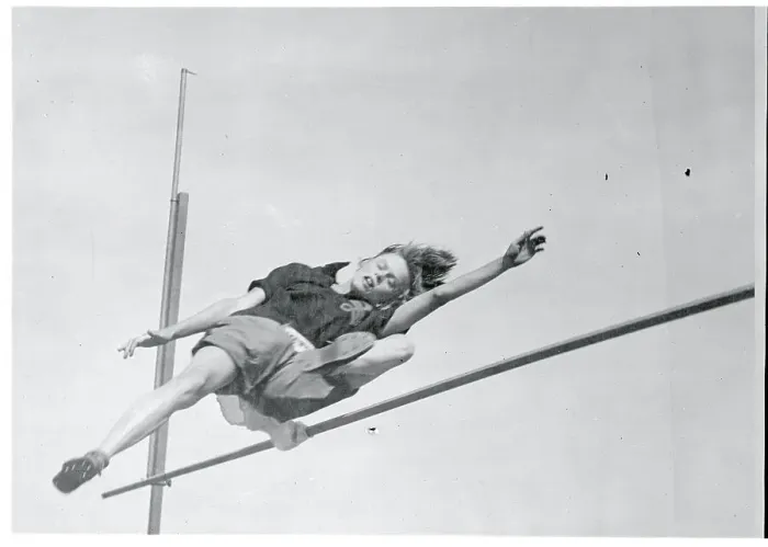 Framed Print : Elizabeth Stein Clearing the High Jump Bar Framed Print : Elizabeth Stein Clearing the High Jump Bar