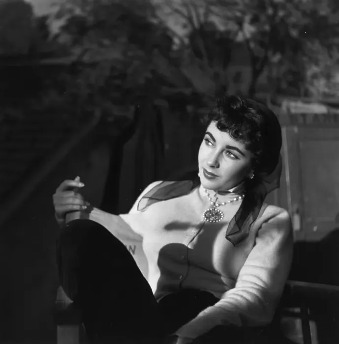 Elizabeth Taylor at the Cinema Print, 1952. Art Prints, Posters