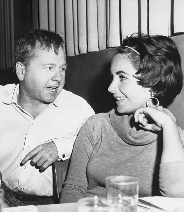 Framed Print : Elizabeth Taylor and Mickey Rooney Conversing Framed Print : Elizabeth Taylor and Mickey Rooney Conversing