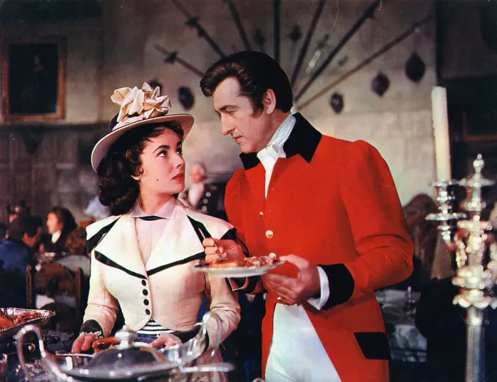 Framed Print : Elizabeth Taylor And Stewart Granger In Beau Brummell Framed Print : Elizabeth Taylor And Stewart Granger In Beau Brummell