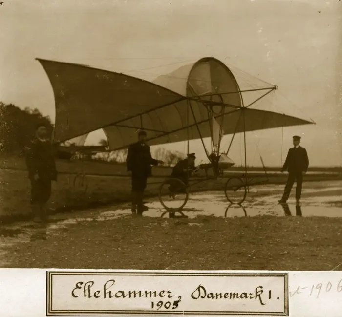Framed Print : Ellehammer Aircraft Framed Print : Ellehammer Aircraft