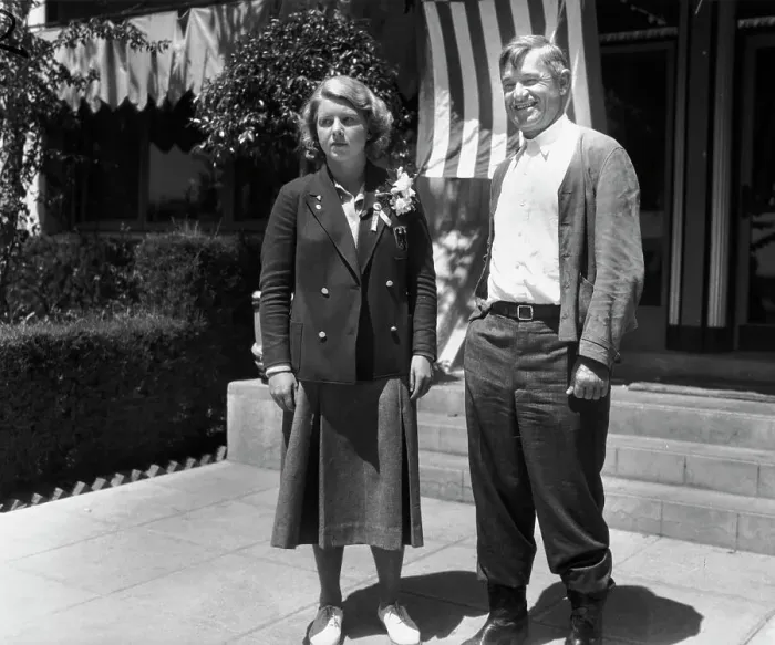Framed Print : Ellen Braumuller And Will Rogers Framed Print : Ellen Braumuller And Will Rogers