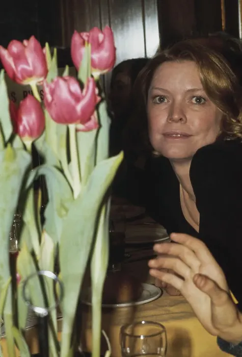 Framed Print : Ellen Burstyn With Tulips