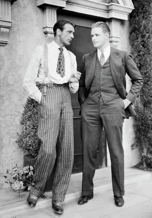 Framed Print : Elliott Roosevelt and Gary Cooper Framed Print : Elliott Roosevelt and Gary Cooper