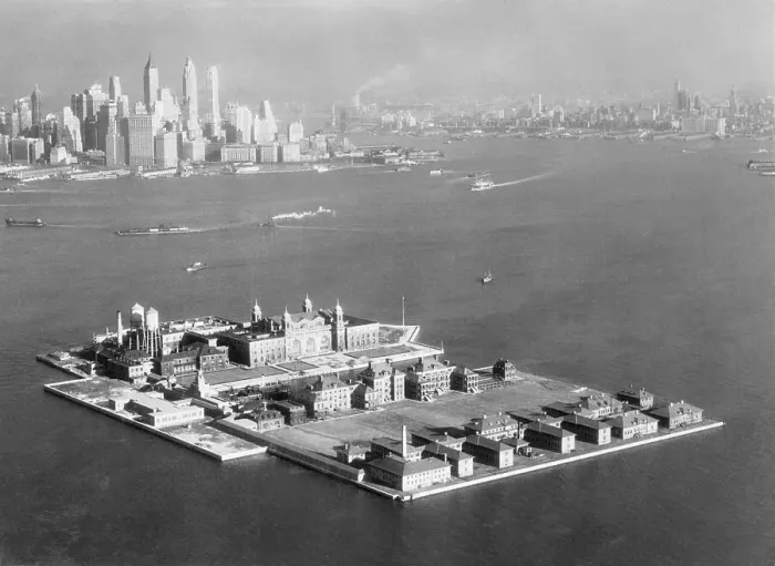 Framed Print : Ellis Island Framed Print : Ellis Island