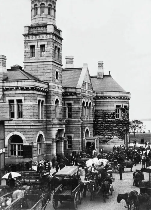 Framed Print : Ellis Island Immigration Station Framed Print : Ellis Island Immigration Station