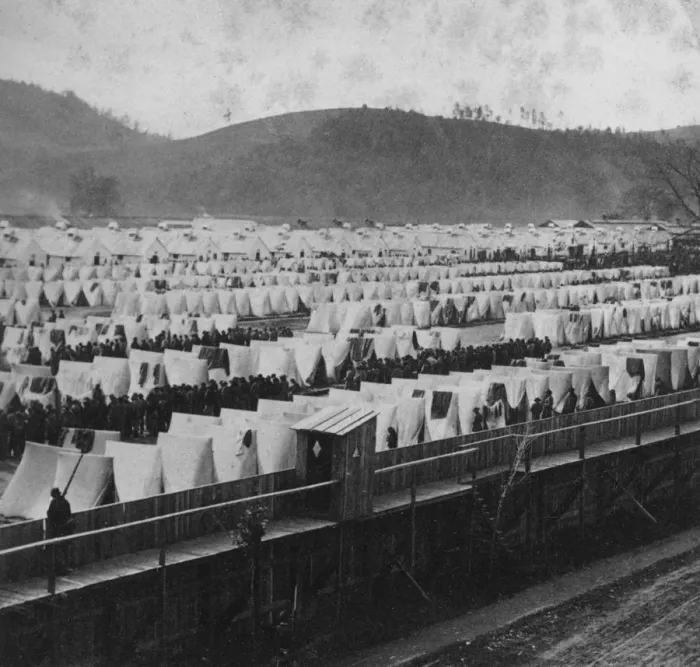 Framed Print : Elmira Prisoner-Of-War Camp