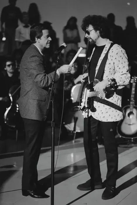 Framed Print : ELO On American Bandstand