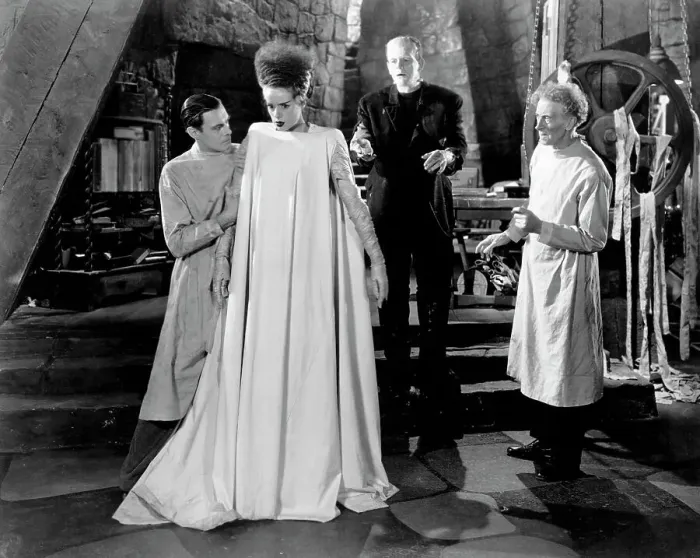 Framed Print : Elsa Lanchester As Bride Of Frankenstein Framed Print : Elsa Lanchester As Bride Of Frankenstein