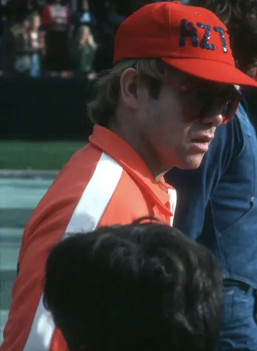 Framed Print : Elton At An Aztecs Game Framed Print : Elton At An Aztecs Game