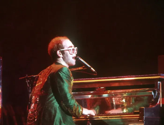 Framed Print : Elton In Green Framed Print : Elton In Green