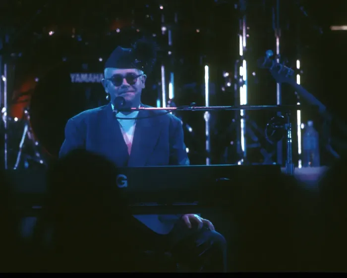 Framed Print : Elton At The Hollywood Bowl Framed Print : Elton At The Hollywood Bowl