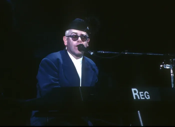 Framed Print : Elton At The Hollywood Bowl Framed Print : Elton At The Hollywood Bowl