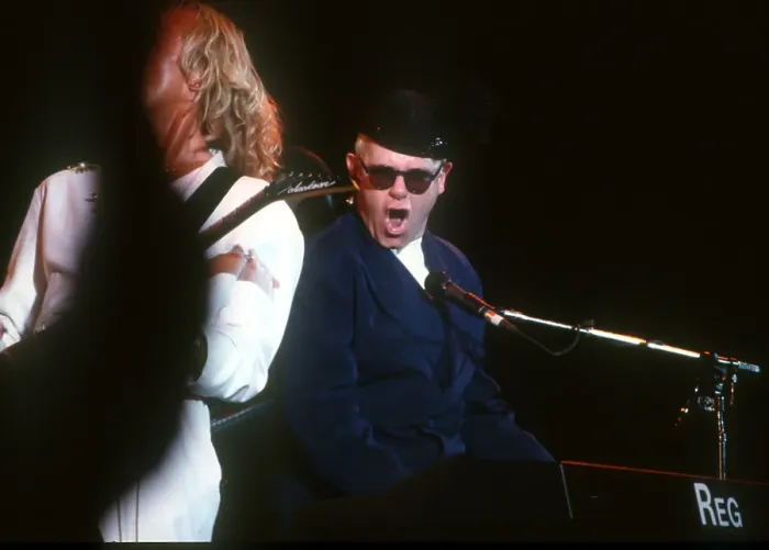 Framed Print : Elton At The Hollywood Bowl Framed Print : Elton At The Hollywood Bowl