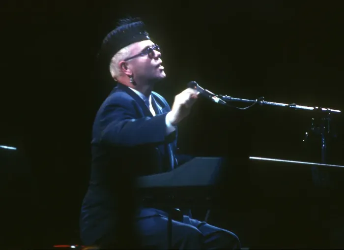 Framed Print : Elton At The Hollywood Bowl Framed Print : Elton At The Hollywood Bowl