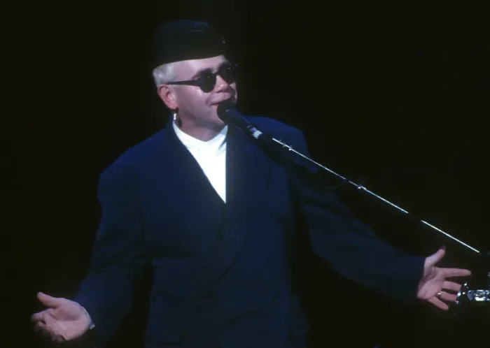 Framed Print : Elton At The Hollywood Bowl Framed Print : Elton At The Hollywood Bowl