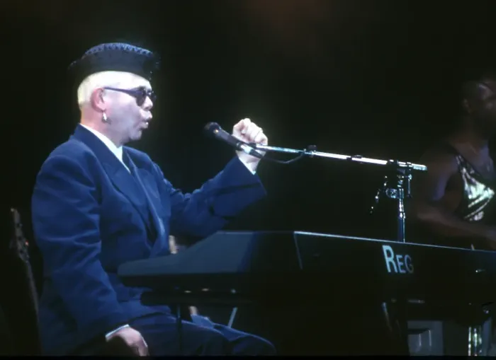 Framed Print : Elton At The Hollywood Bowl Framed Print : Elton At The Hollywood Bowl