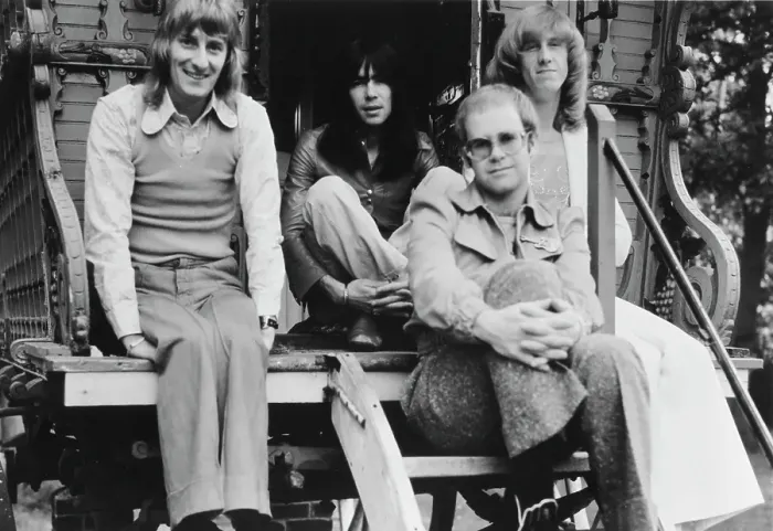 Framed Print : Elton John Group Framed Print : Elton John Group