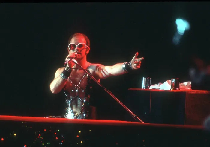 Framed Print : Elton John Performing Framed Print : Elton John Performing