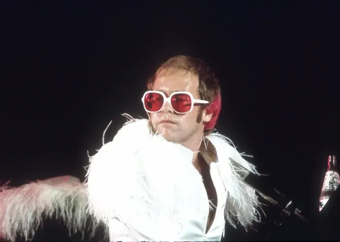 Framed Print : Elton Performing Framed Print : Elton Performing
