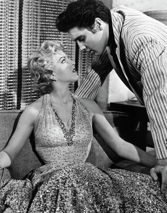 Framed Print : Elvis Presley and Ann Neylan in Movie Scene Framed Print : Elvis Presley and Ann Neylan in Movie Scene