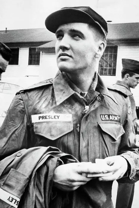 Framed Print : Elvis Presley In Army Uniform Framed Print : Elvis Presley In Army Uniform