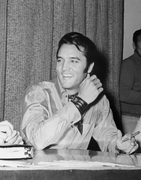 Framed Print : Elvis Presley and Bob Finkel Framed Print : Elvis Presley and Bob Finkel