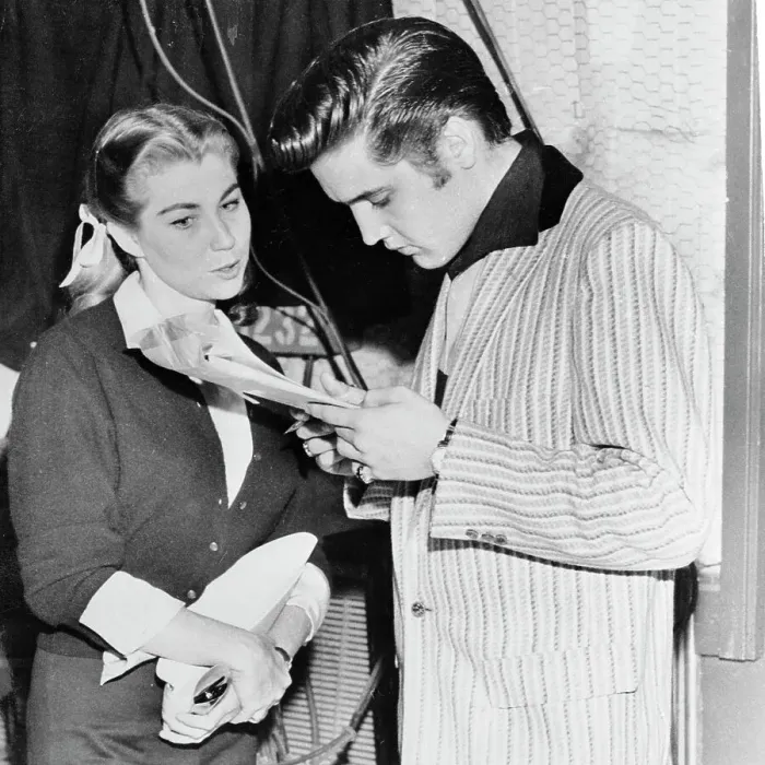 Framed Print : Elvis Presley with Judy Powell Spreckels Framed Print : Elvis Presley with Judy Powell Spreckels