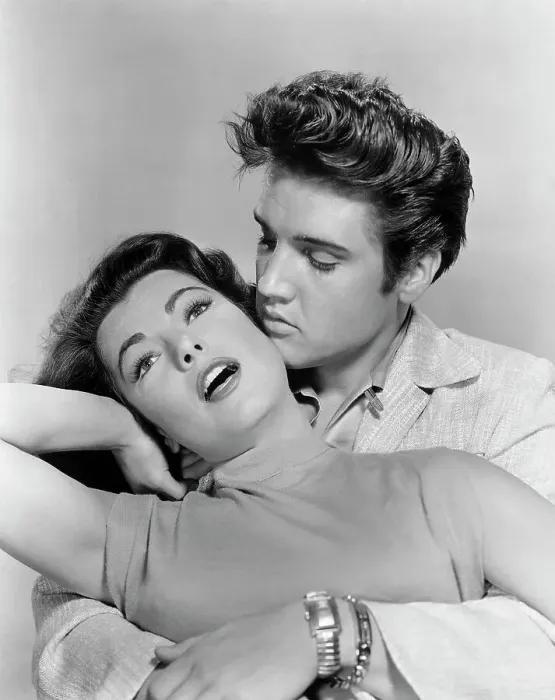 Framed Print : Elvis Presley and Judy Tyler in Still from Jailhouse Rock Framed Print : Elvis Presley and Judy Tyler in Still from Jailhouse Rock