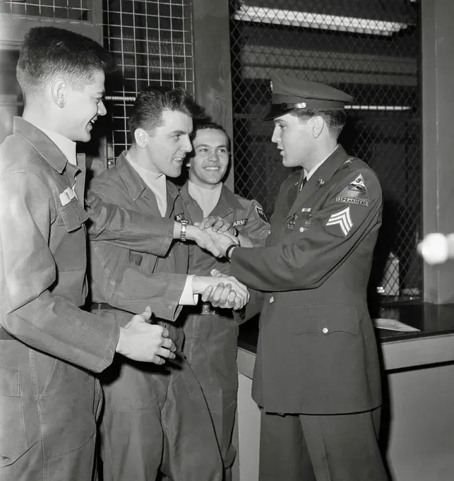 Framed Print : Elvis Presley Leaving Army Framed Print : Elvis Presley Leaving Army