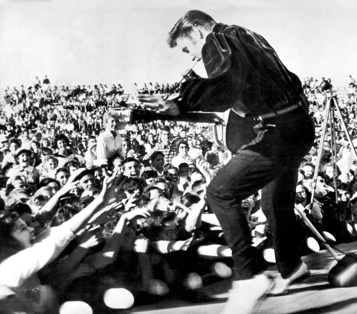 Framed Print : Elvis Presley Performs in his Birthplace