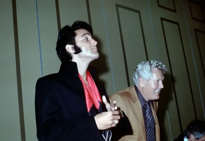 Framed Print : Elvis Presley At A Press Conference Framed Print : Elvis Presley At A Press Conference