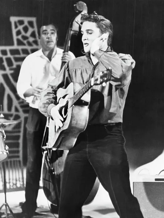 : Elvis Presley Rehearsing for The Ed Sullivan Show : Elvis Presley Rehearsing for The Ed Sullivan Show