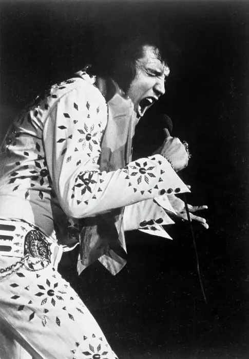 Framed Print : Elvis Presley Singing Framed Print : Elvis Presley Singing