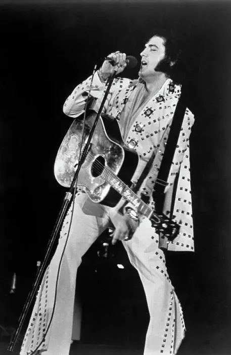 Framed Print : Elvis Presley Singing Framed Print : Elvis Presley Singing